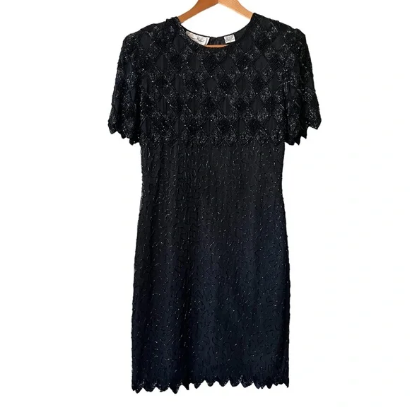 laurence kazar new york beaded dress Vintage Beaded Dress main image 1